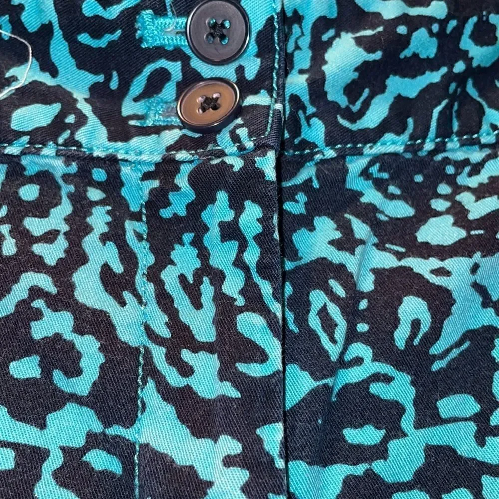 (5/$25) Loft outlet teal & navy 6” inseam shorts